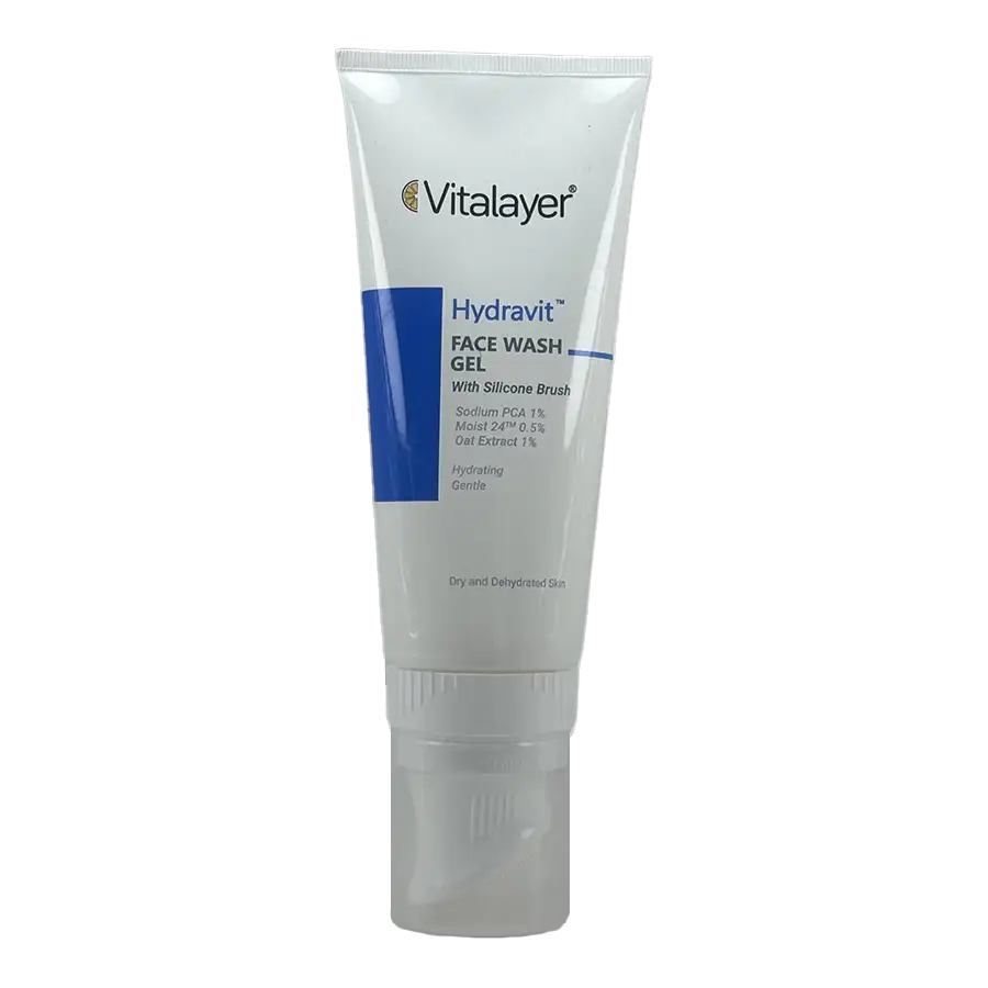ژل شستشوی صورت ویتالیر مدل Hydravit – آبرسان و نرمکننده پوست خشک – 200 میلیلیتر