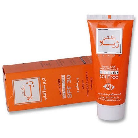 کرم ضد آفتاب رنگی فاقد چربی SPF30 دکتر ژیلا