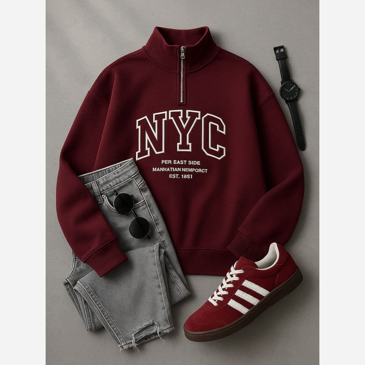 دورس خفن نیم زیپ NYC 