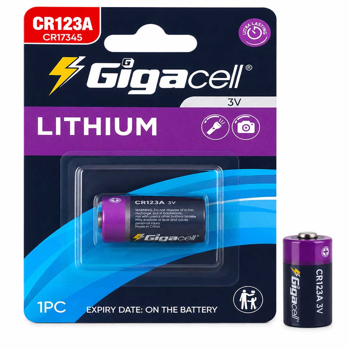 باتری دوربین گیگاسل Gigacell CR-123A