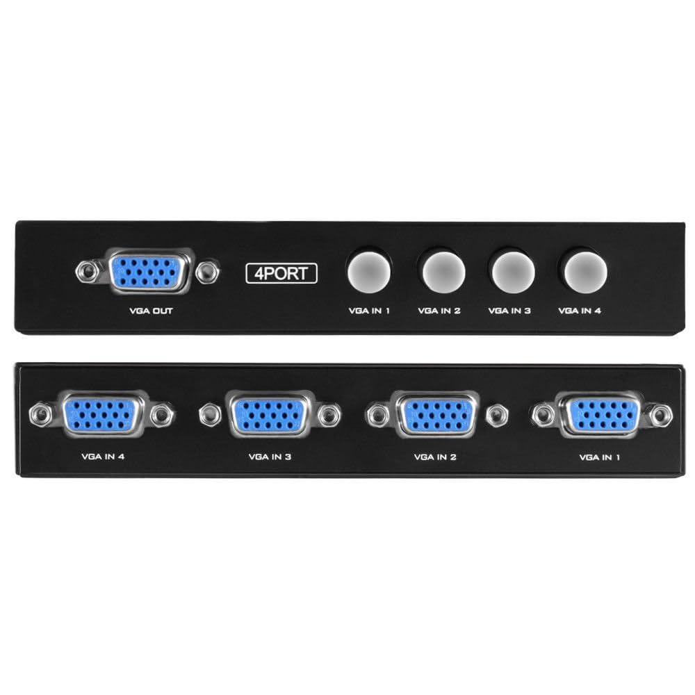 دیتا سوییچ 1 به 4 VGA دستی رویال
