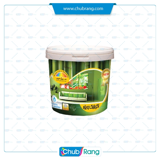 رنگ سفید اکریلیک مات هیراد شیمی ویژه 4470 گالن