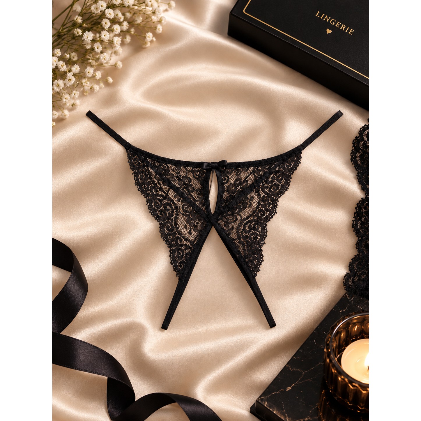 شورت فاق باز زنانه مشکی فانتزی با ارسال رایگان