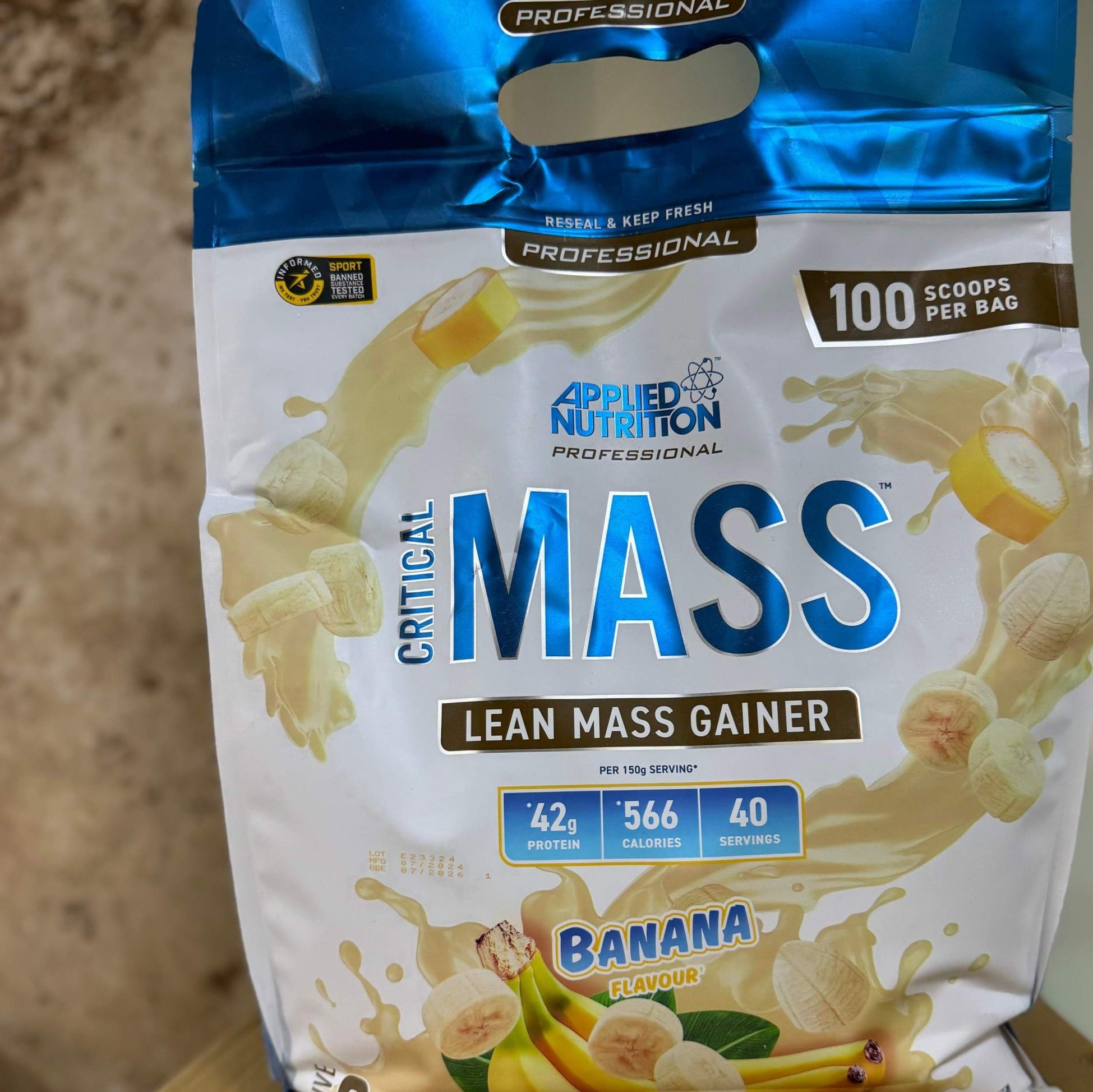 گینر کریتیکال مس 6kg وارداتی اورجینال جدید