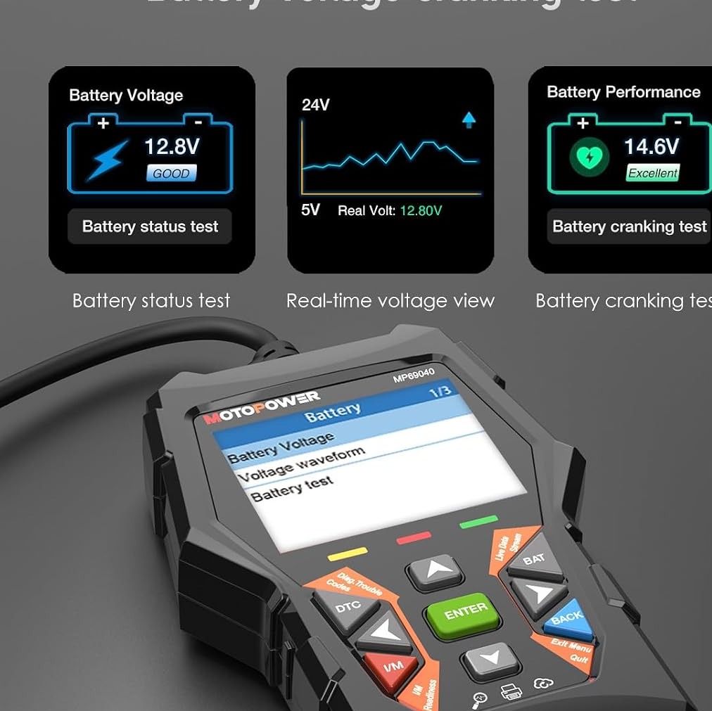 دیاگ خودرو MOTOPOWER MP69040 مدل OBD2