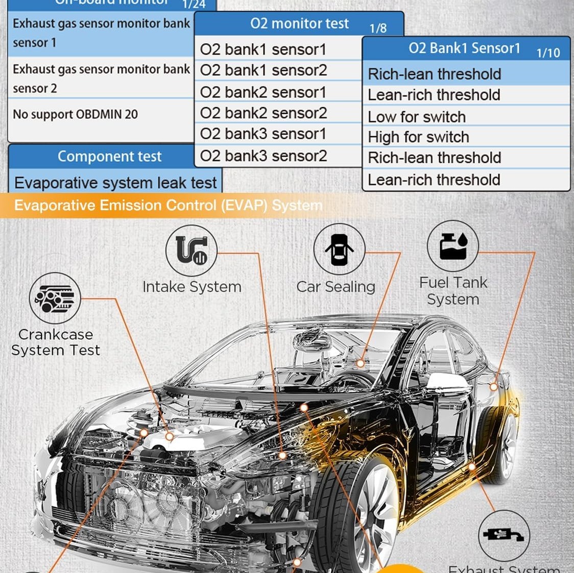 دیاگ خودرو MOTOPOWER MP69040 مدل OBD2