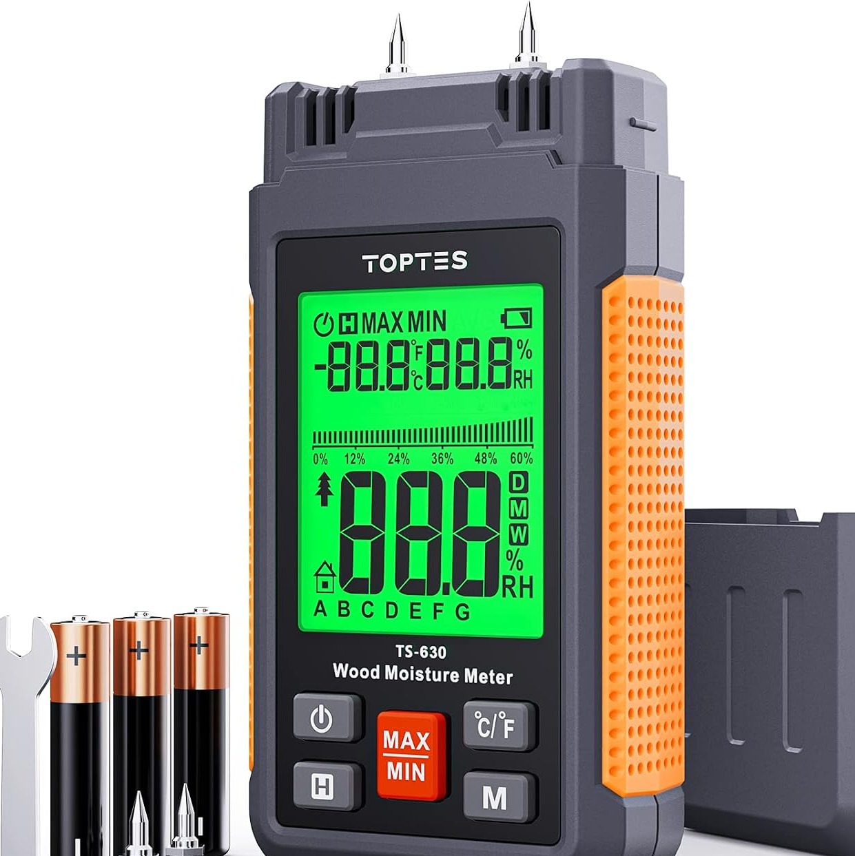 رطوبت سنج چوب و مصالح TOPTES TS-630