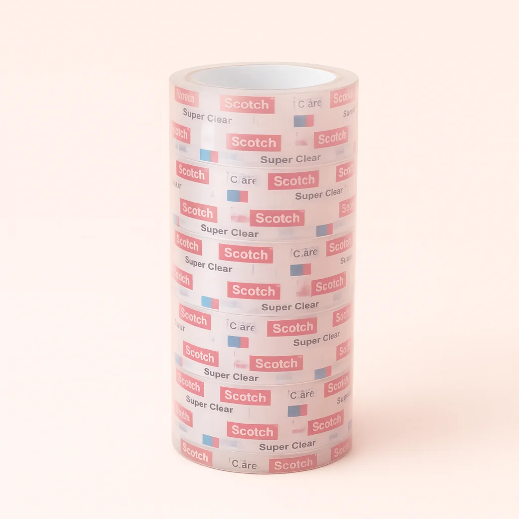 چسب نواری شفاف سوپر کلیر اسکات (Scotch Super Clear Tape)