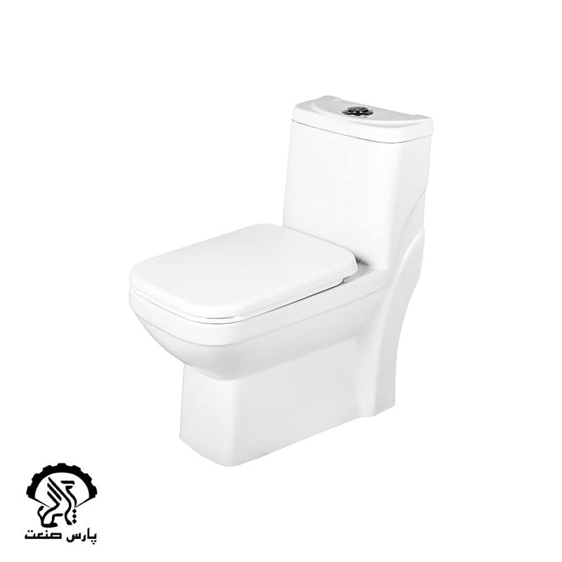 توالت فرنگی مدل یاریس 67 درجه 1 چینی مروارید