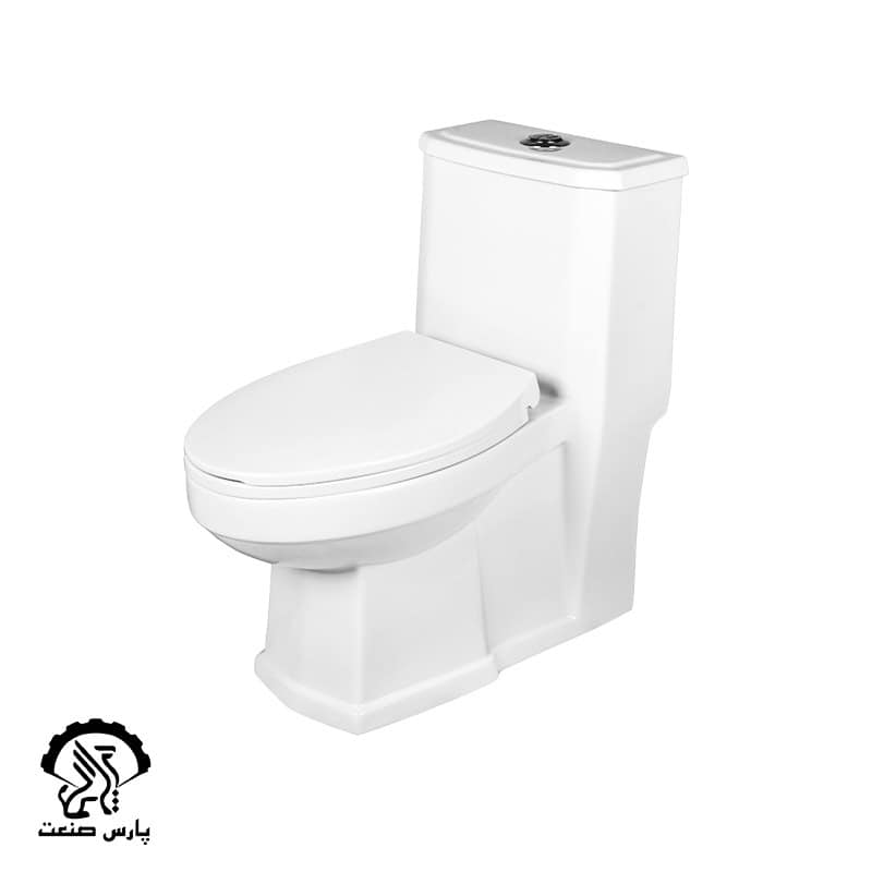 توالت فرنگی مدل رومینا 60 درجه 1 چینی مروارید