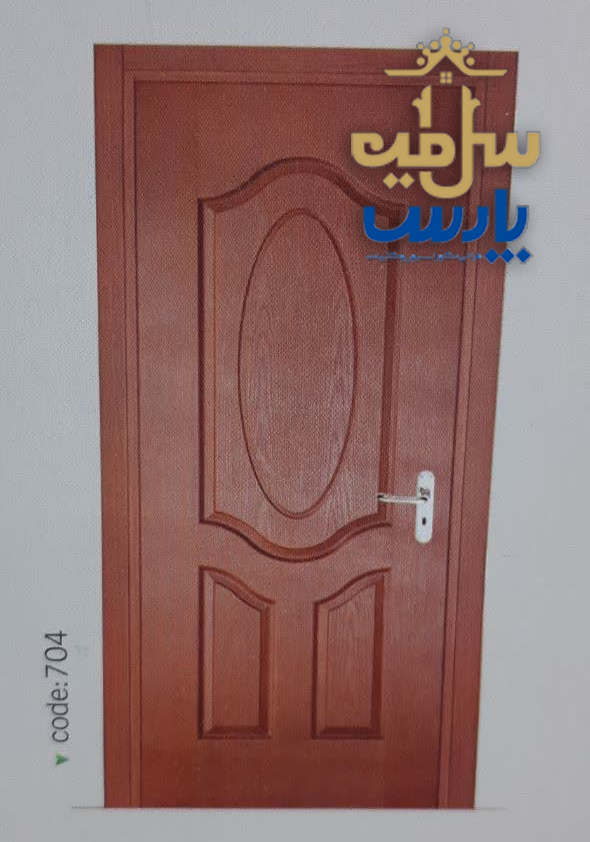 درب چوبی اتاق خواب HDF سه قاب