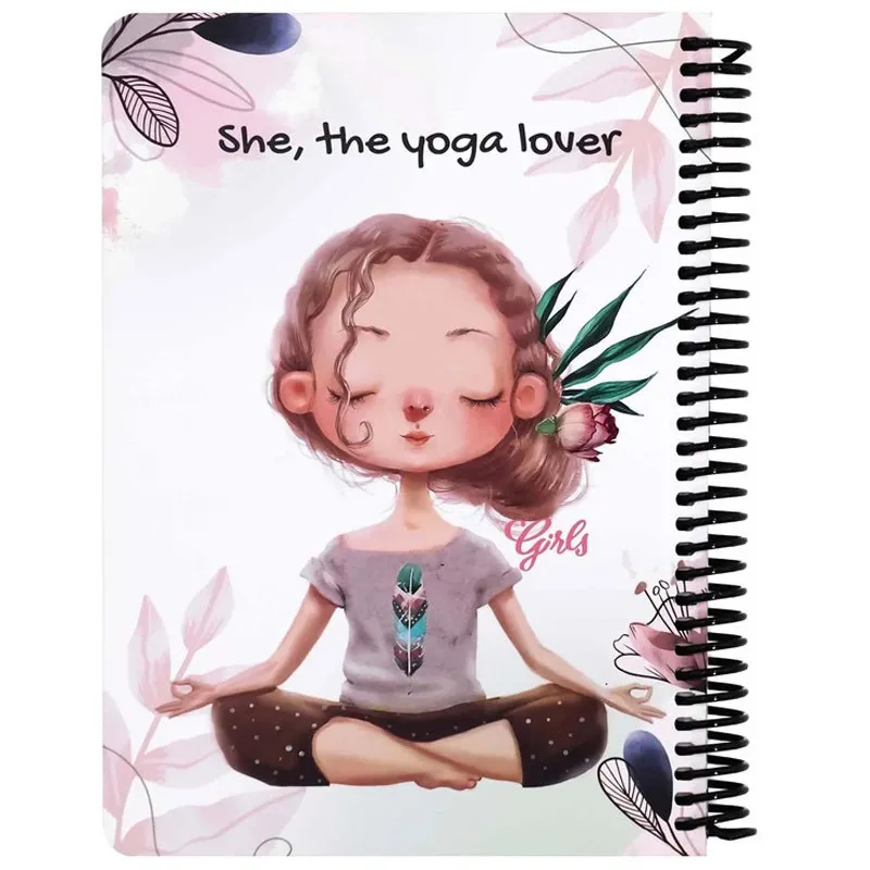 دفترچه یادداشت 100 برگ دات نوت مدل دخترانه she, the youga lover های کالا