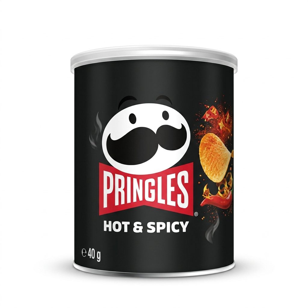 مینی چیپس پرینگلز هات اند اسپایسی 40 گرمی | Pringles Hot & Spicy Mini