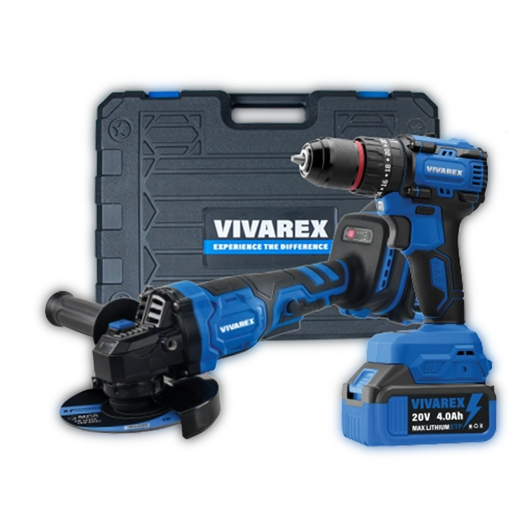 کیت شارژی براشلس دو عددی ویوارکس مدل VR2402-BCK (پس کرایه)