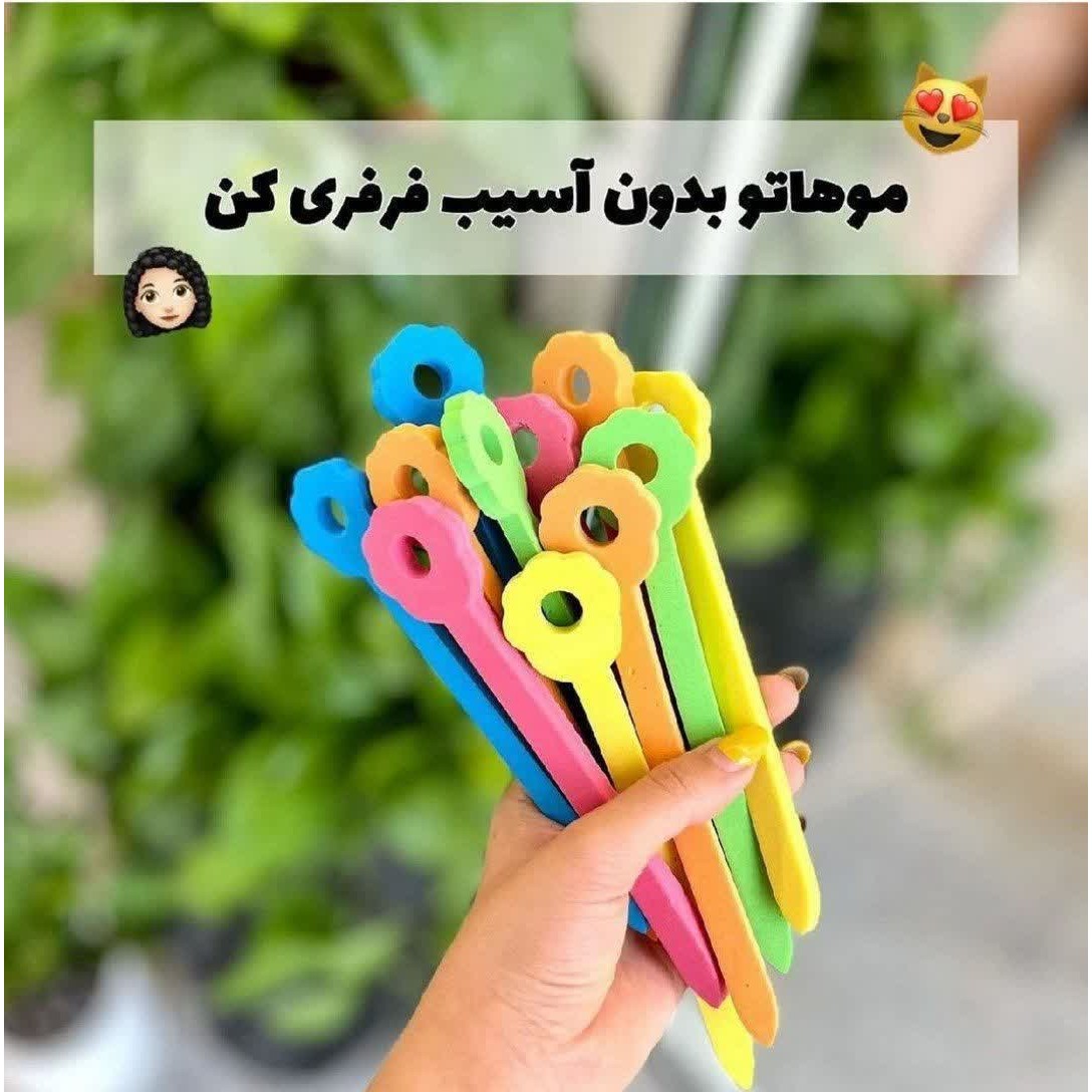 فوم بیگودی رنگی بسته 18 عددی بیگودی بدون حرارتجدید