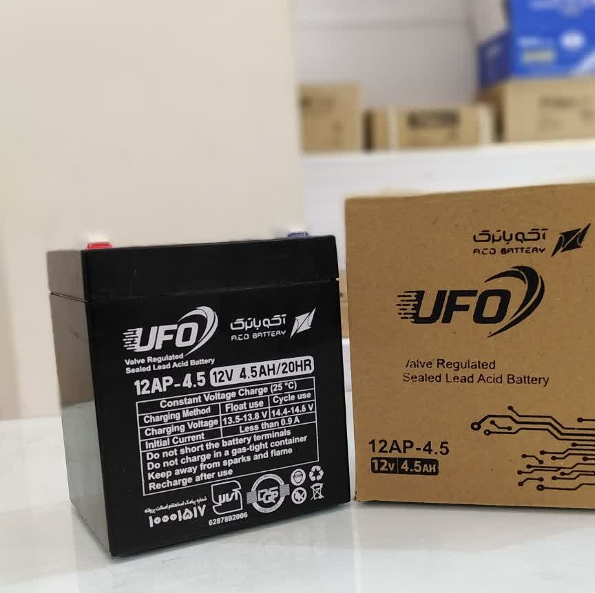 باتری سیلد اسید 12ولت 4.5آمپر UFOجدید