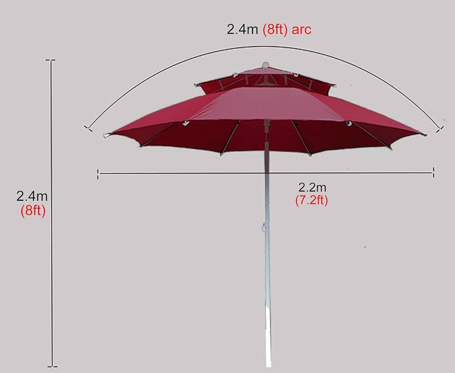 سایبان دو طبقه تهویه دار پایه وسط