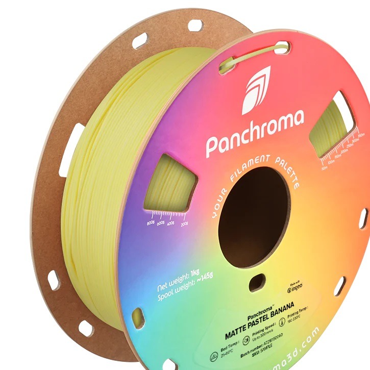 فیلامنت Panchroma Matte PLA برند Polymaker رنگ موزی پاستلی/ Pastel Banana جدید