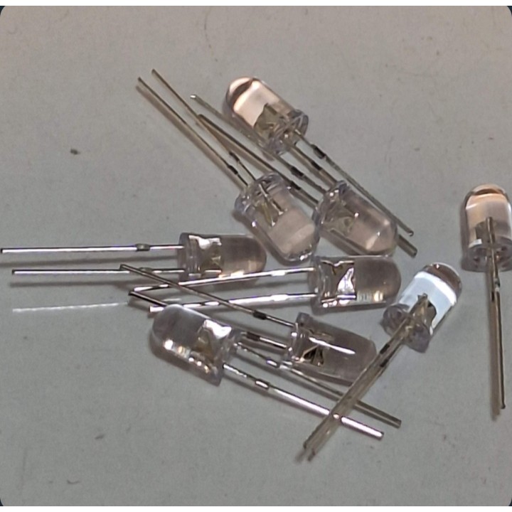لامپ LED آبی 5mm شفاف جدید