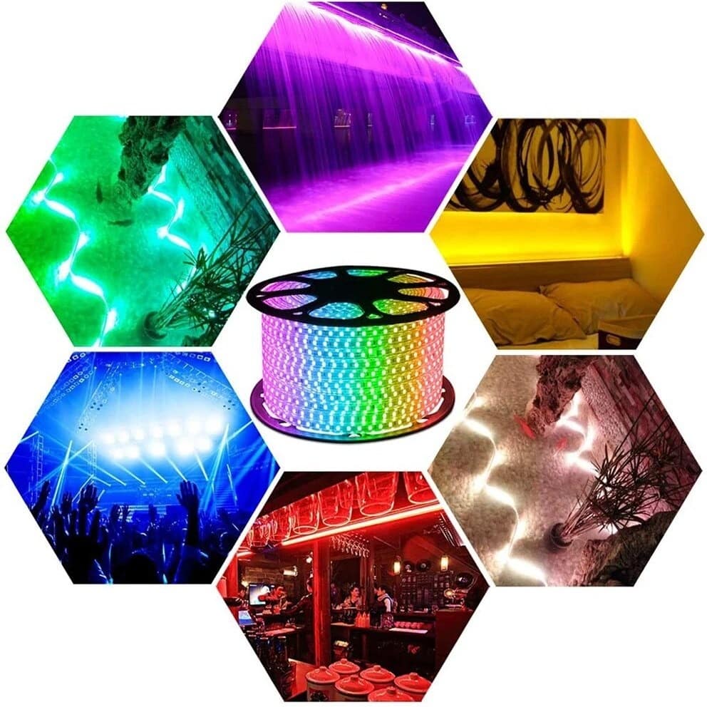 ریسه 7رنگ RGB (در صورت نیاز ریموت بهمراه رابط سفارش دهید) جدید