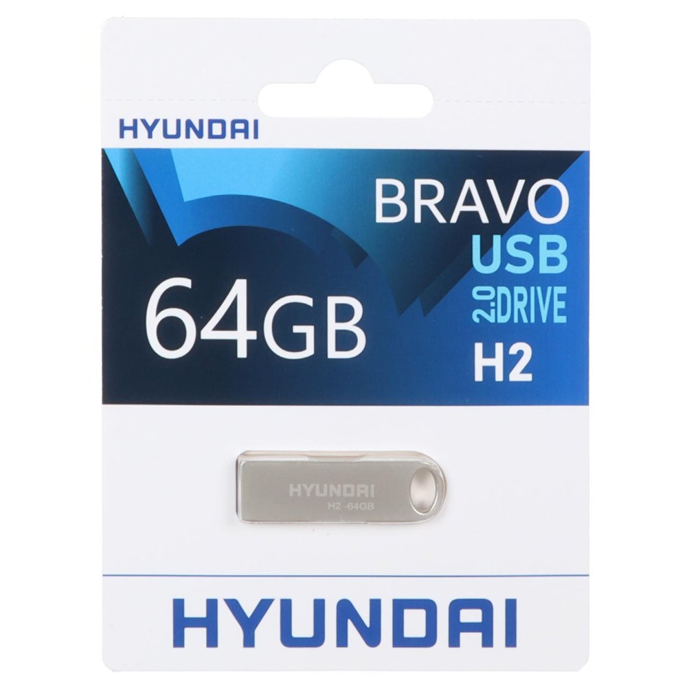 فلش Hyundai Bravo H2 USB 2.0 Flash Memory - 64GB (گارانتی IPM)