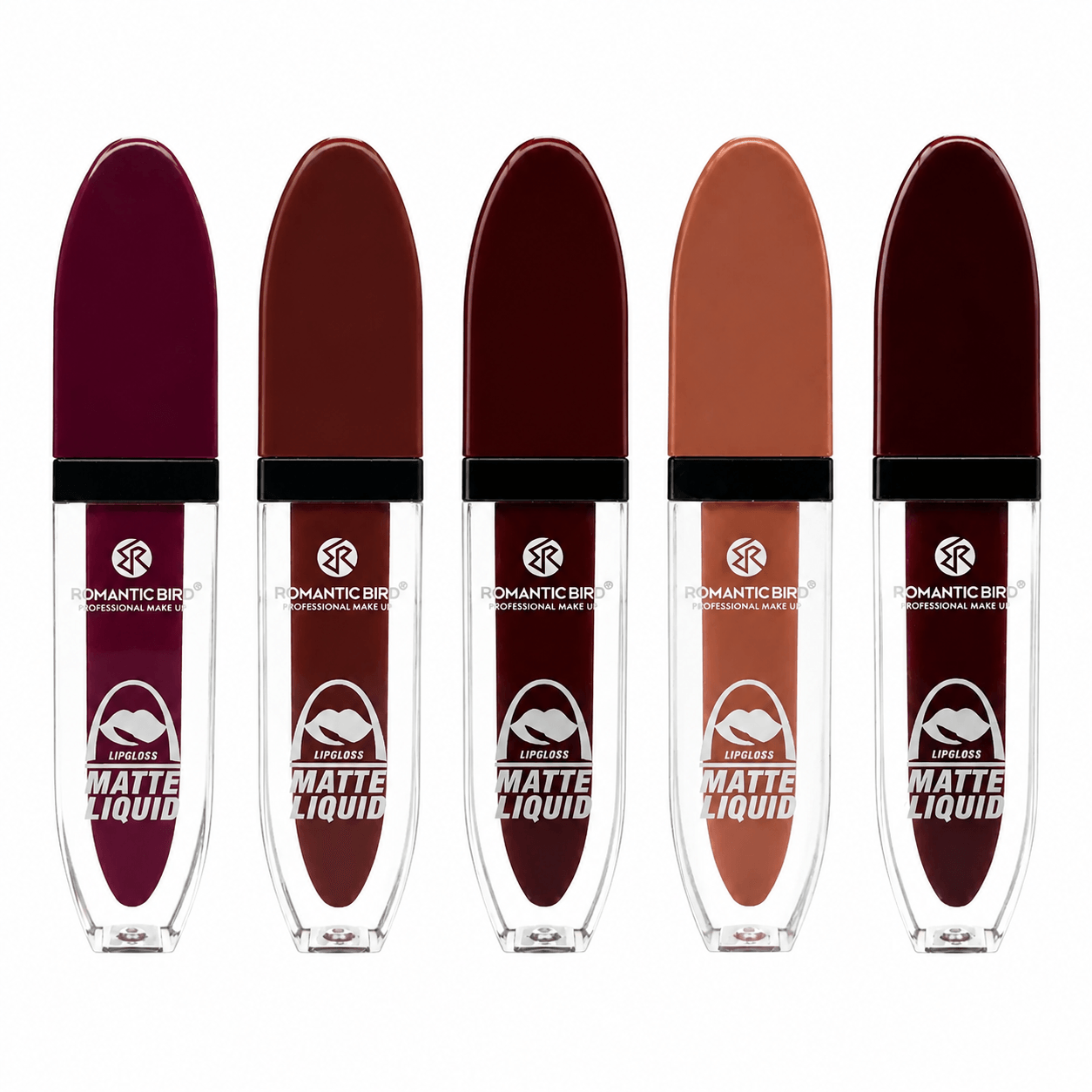 رژ لب مایع رمانتیک برد مدل Matte Liquid | 24 ساعته و مات (Romantic Bird)