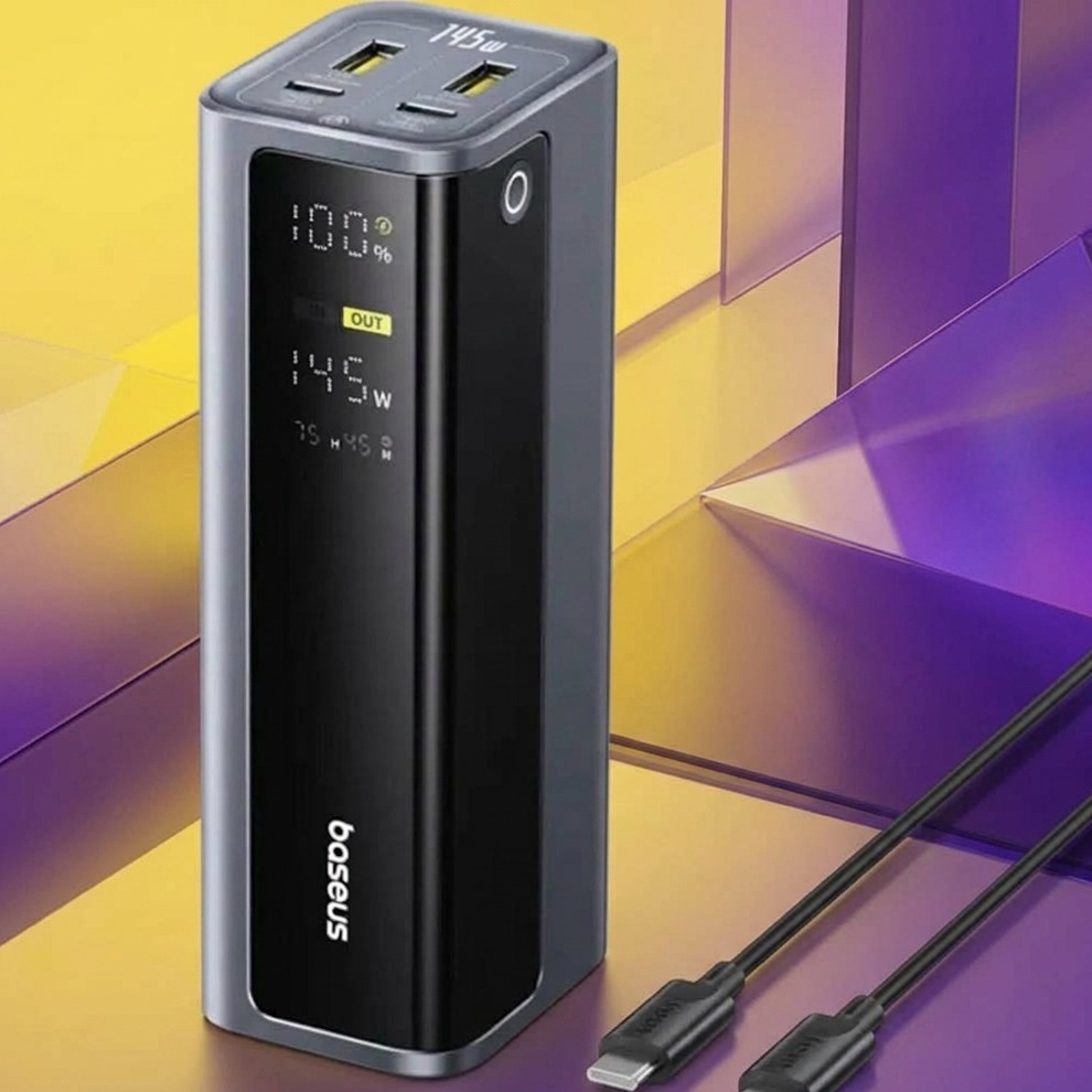 پاوربانک بیسوس مدل EnerGeek GP12 145w ظرفیت 20800 میلی آمپر ساعت