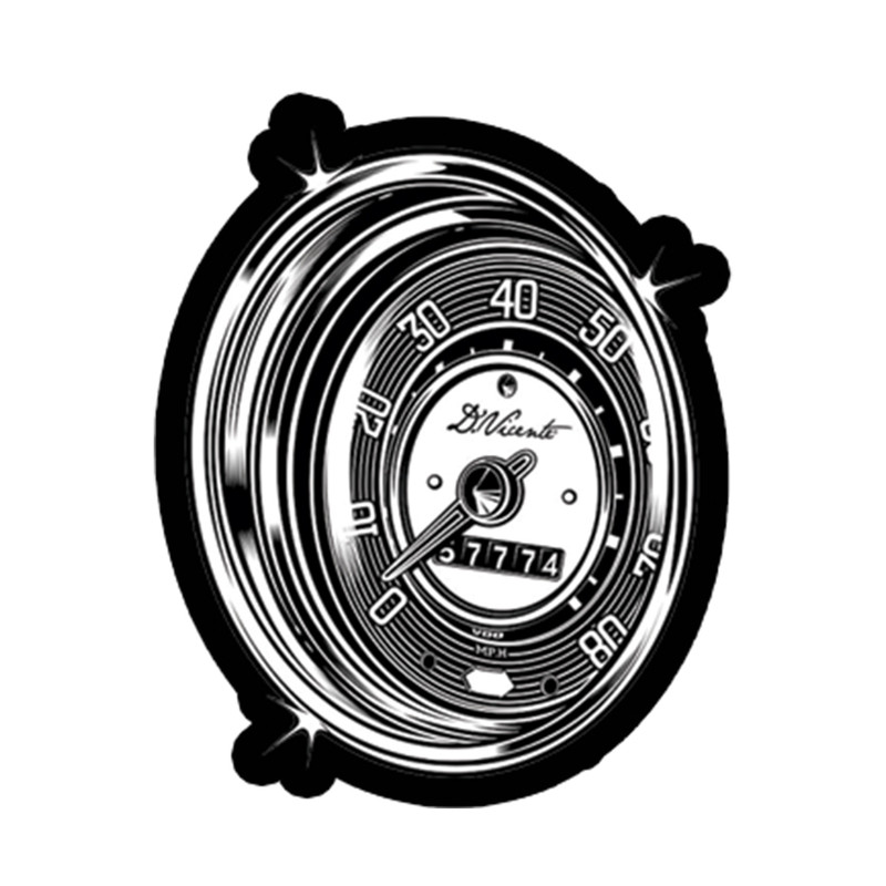 استیکر تزئینی موبایل طرح کیلومتر شمار کد 2282جدید