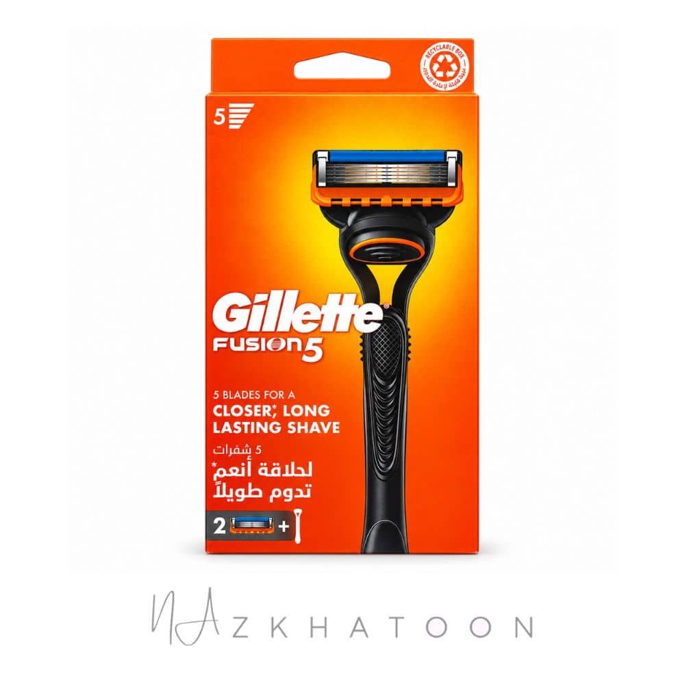 خودتراش ژیلت فیوژن 5 همراه با تیغ یدک | Gillette Fusion5