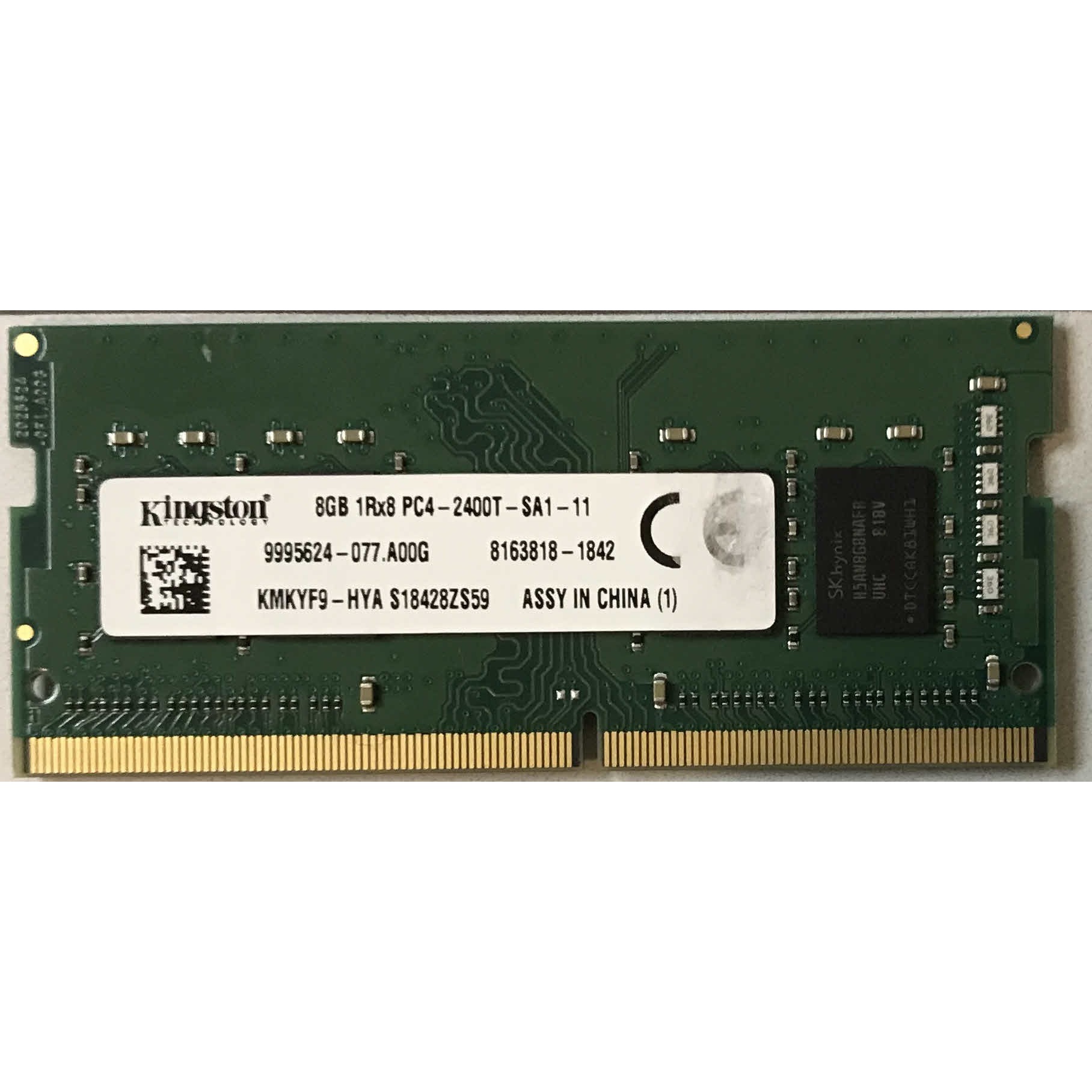 رم لپ تاپ کینگستون مدل DDR4 PC4-19200 2400MHz ظرفیت 8 گیگابایت