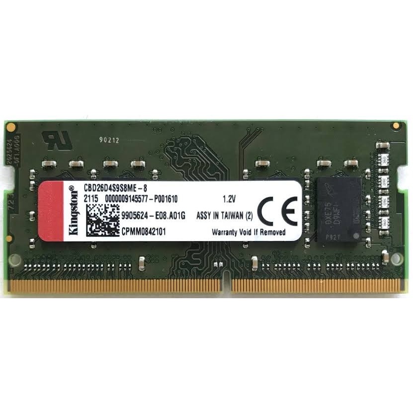 رم لپ تاپ کینگستون مدل DDR4 PC4-17000 2133MHz ظرفیت 8 گیگابایتجدید