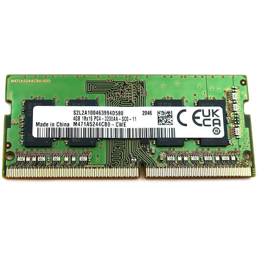 رم لپ تاپ سامسونگ مدل DDR4 PC4-25600 3200MHz ظرفیت 4 گیگابایت