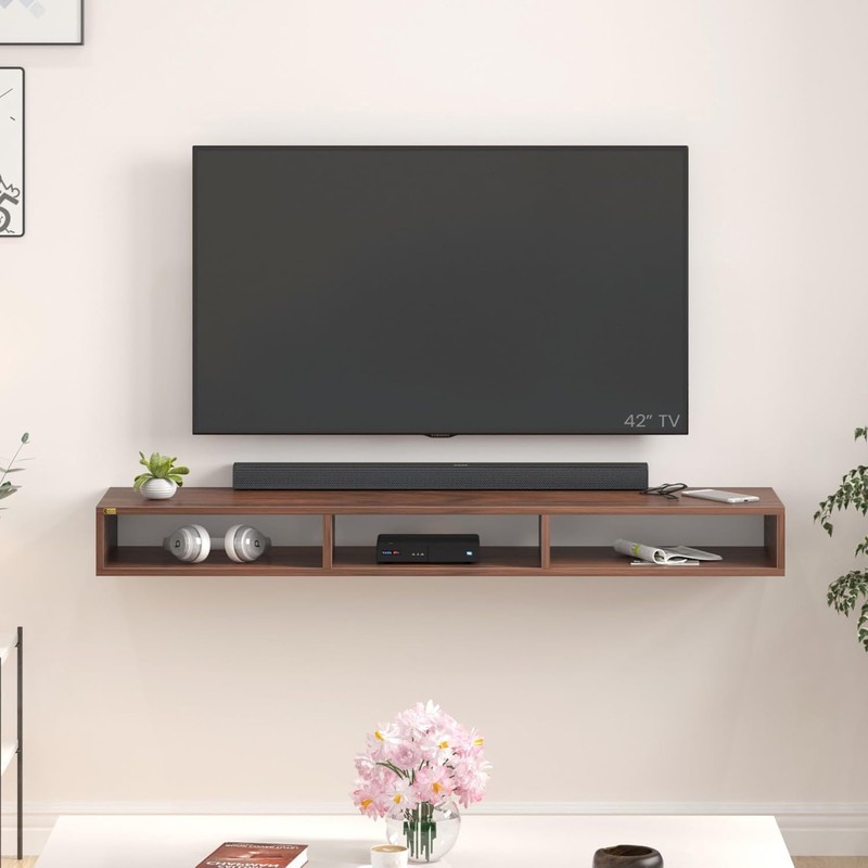 میز تلویزیون دیواری چوبیکو مدل TV Shelf30