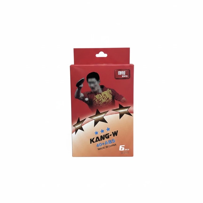 توپ پینگ پنگ مدل KANG-W40ABS بسته 6 عددی