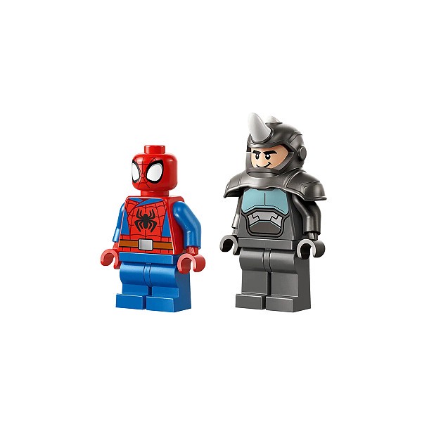 لگو 61 تکه سری مارول مدل Spidey on his Motorcycle vs. Rhino 11206