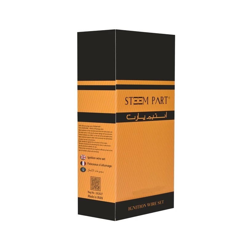 وایر شمع خودرو استیم پارت مدل 2 سیم مناسب برای ام جی 550 بسته 4 عددی