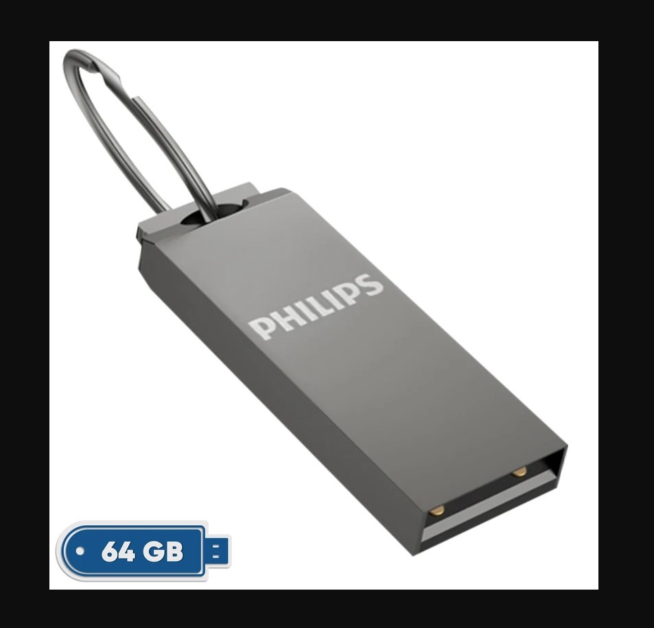 فلش مموری فیلیپس ظرفیت 64 گیگابایت با رابط USB 2.0