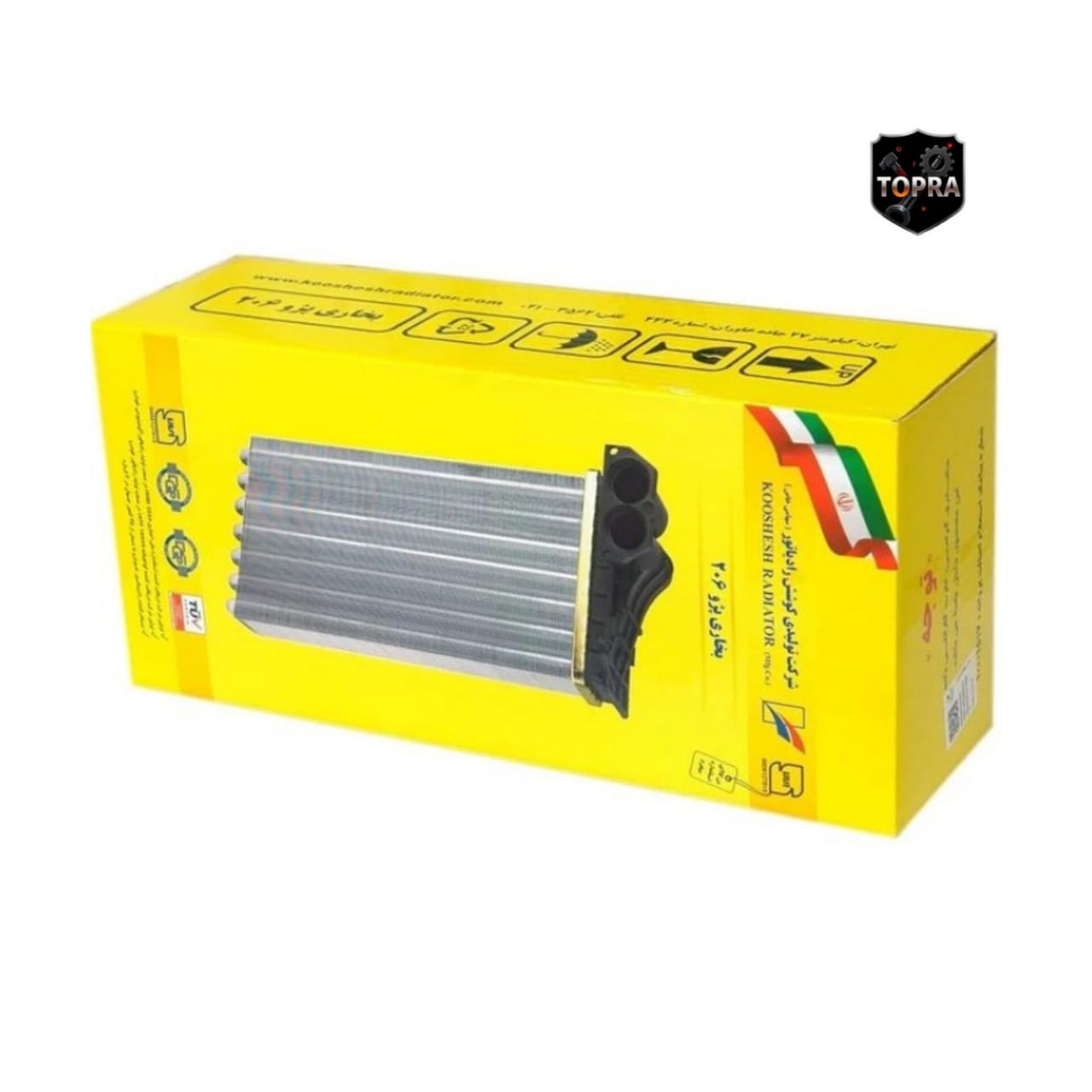 رادیاتور بخاری پژو 405 کوشش (جوشی)جدید