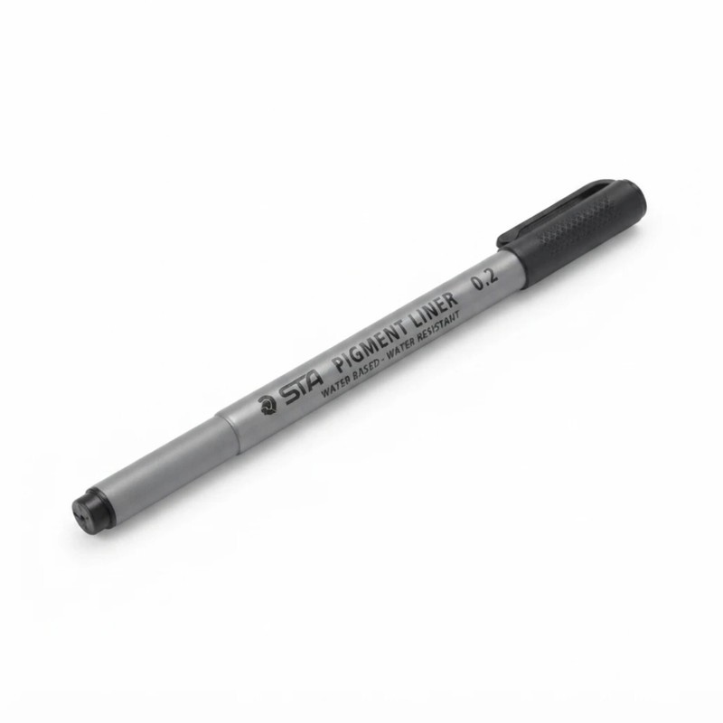 راپید 0.2 میلی متری اس تی ای مدل Pigment liner کد 997