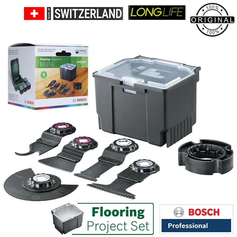 تیغ اره همه کاره بوش مدل Flooring Project Set 6 Starlock مجموعه 6 عددی
