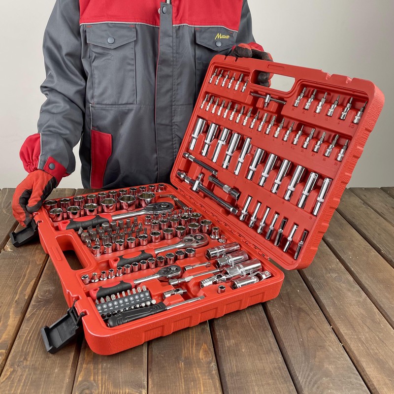 آچار بکس و سری جی ان ترد کد GHR97 مجموعه 172 عددی