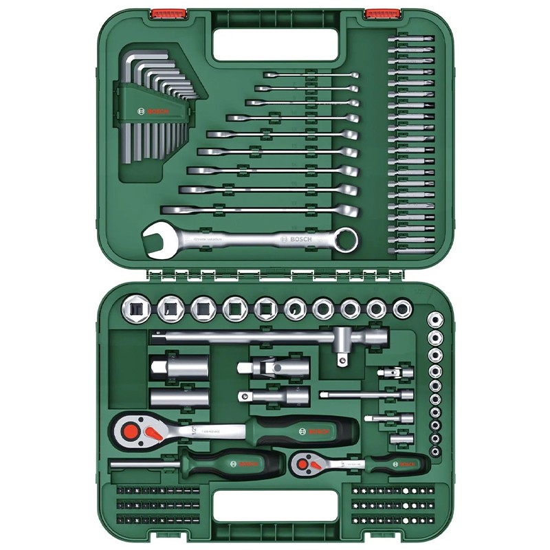 آچار بوش مدل حرفه ای کد 1600A02Z9B مجموعه 132 عددی
