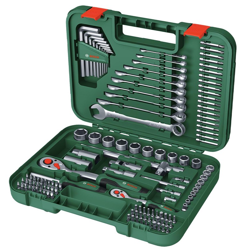 آچار بوش مدل حرفه ای کد 1600A02Z9B مجموعه 132 عددی