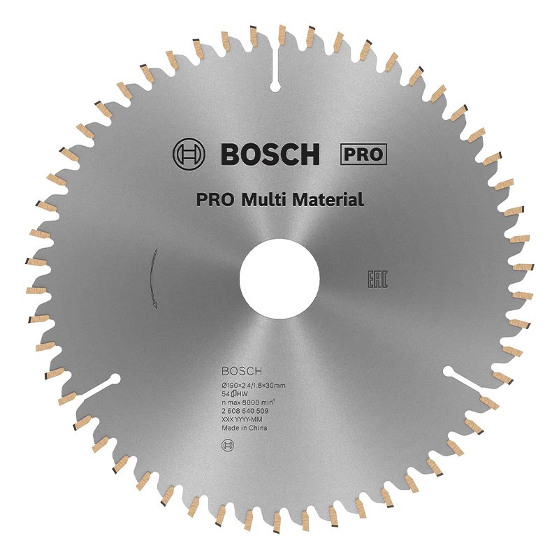 تیغ اره دیسکی بوش مدل حرفه ای Multimaterial - 190mm کد 2608640509