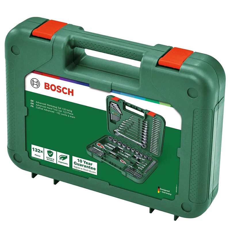 آچار و سری بکس بوش مدل فوق حرفه ای کد BO132X مجموعه 132 عددی