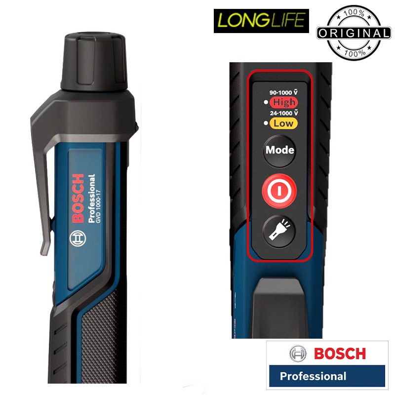 فازمتر غیر تماسی بوش مدل حرفه ای GDV 1000-17 Professional
