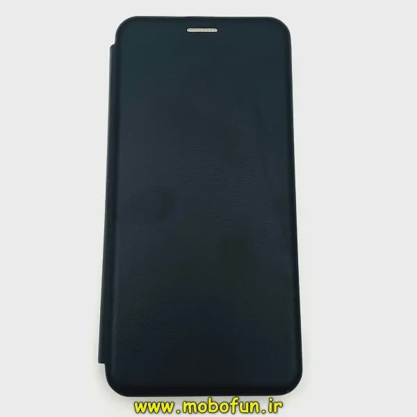 کیف مگنتی گوشی Galaxy A03 2022 سامسونگ طرح چرم کتابی مشکی کد 1