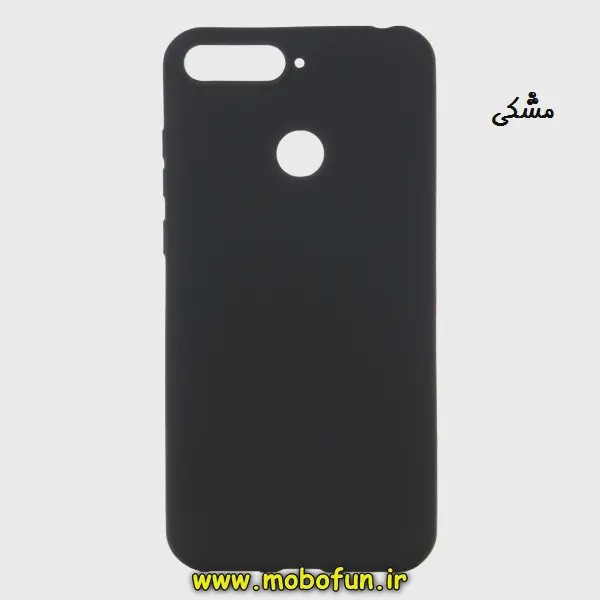 قاب گوشی Y6 2018 - Y6 Prime 2018 - Honor 7A هوآوی طرح ژله ای نرم ساده مشکی کد 33