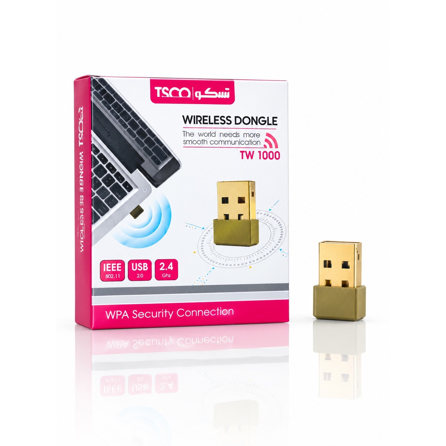 کارت شبکه بی سیم USB تسکو مدل TW 1000جدید