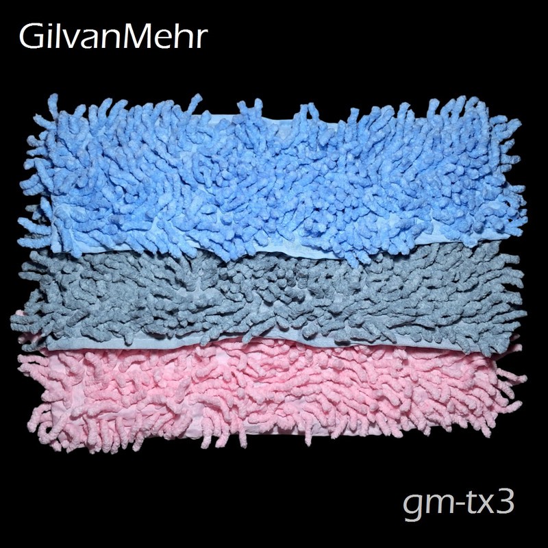 یدک زمین شوی مدل ماکارونی gm-tx3 بسته 3 عددی